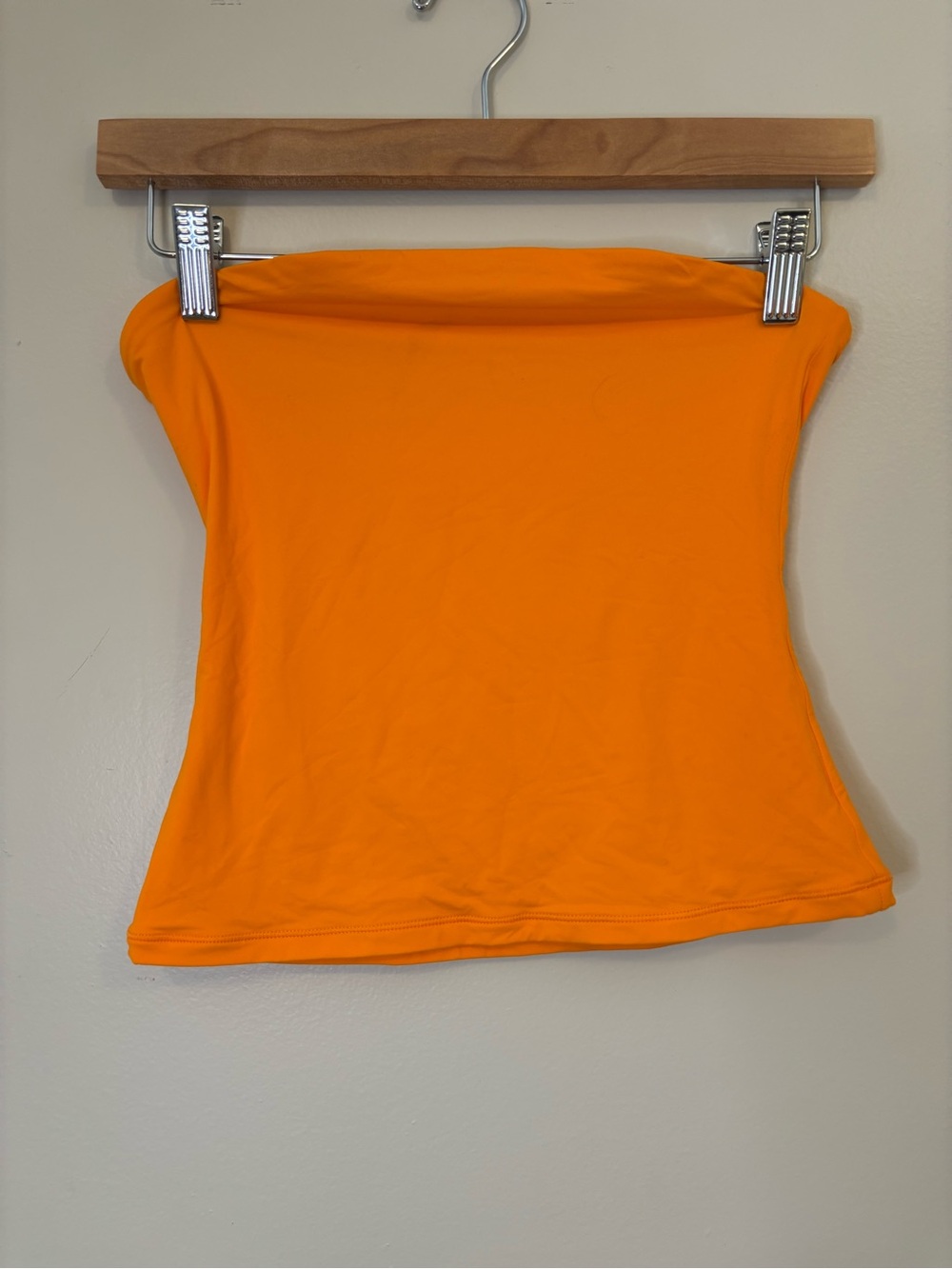 Women’s Orange Strapless Tube Camisole